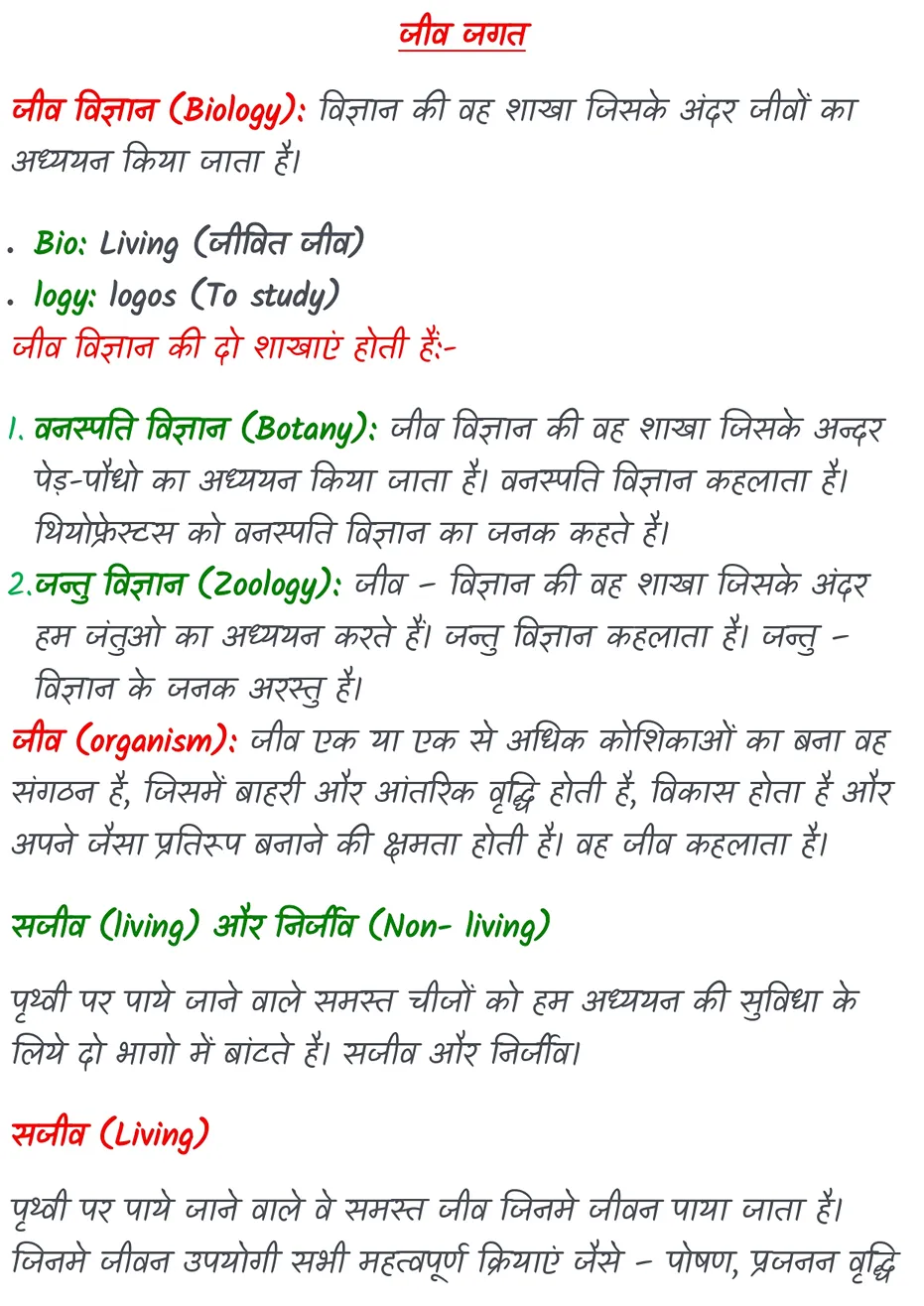 कक्षा 11 बायोलॉजी नोट्स पीडीएफ 2026-2027 (Topper’s Notes) | Exam Ready Colourful Notes - Image 2